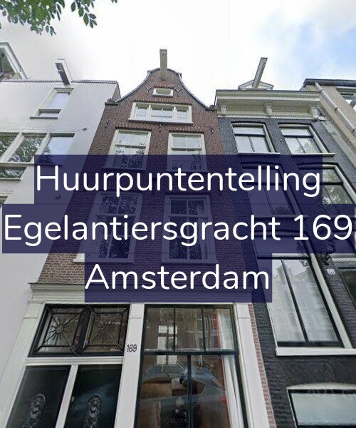 Foto gevel Huurpuntentelling voor Egelantiersgracht 169, Amsterdam