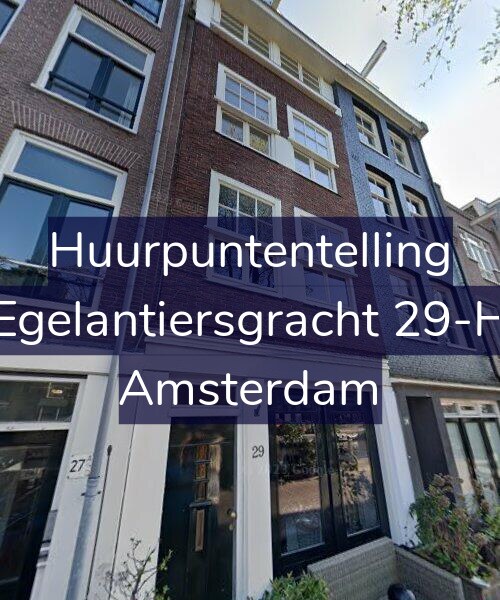 Foto gevel Huurpuntentelling voor Egelantiersgracht 29-H, Amsterdam