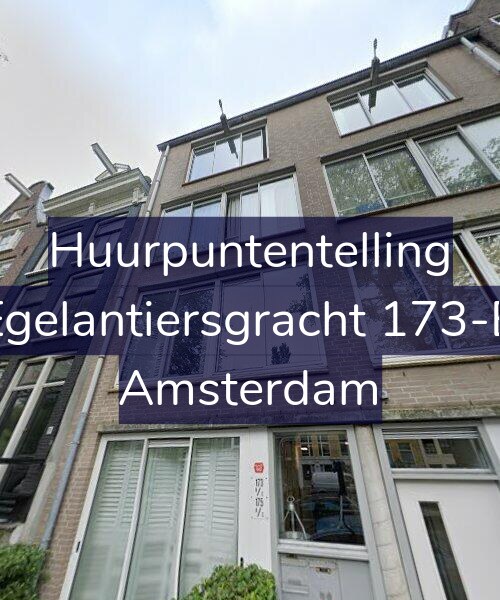 Foto gevel Huurpuntentelling voor Egelantiersgracht 173-B, Amsterdam
