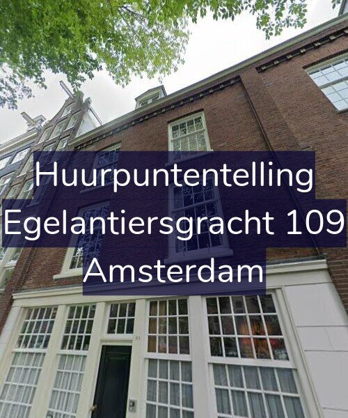 Foto gevel Huurpuntentelling voor Egelantiersgracht 109, Amsterdam