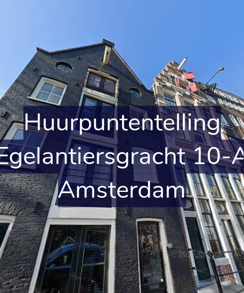Foto gevel Huurpuntentelling voor Egelantiersgracht 10-A, Amsterdam