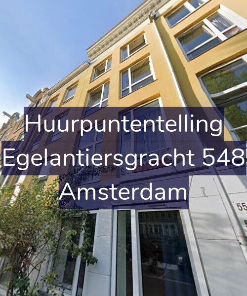 Foto gevel Huurpuntentelling voor Egelantiersgracht 548, Amsterdam