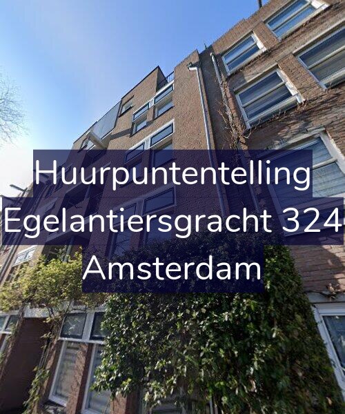 Foto gevel Huurpuntentelling voor Egelantiersgracht 324, Amsterdam