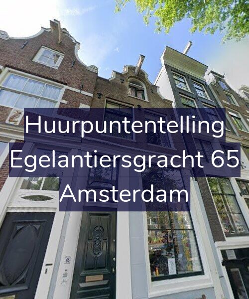 Foto gevel Huurpuntentelling voor Egelantiersgracht 65, Amsterdam