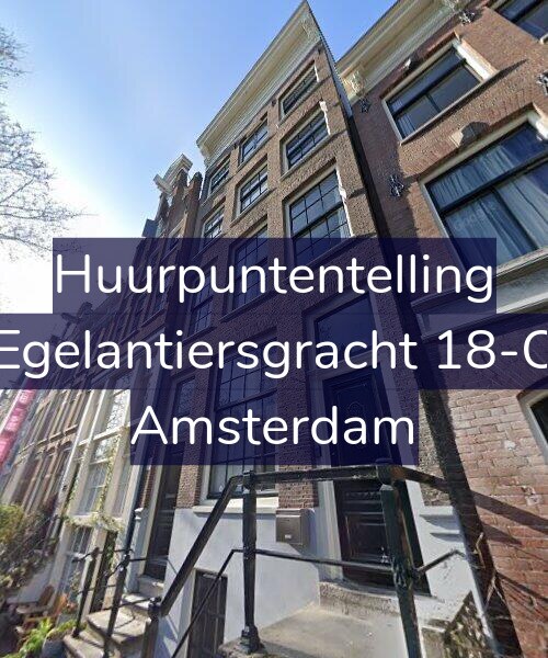 Foto gevel Huurpuntentelling voor Egelantiersgracht 18-C, Amsterdam