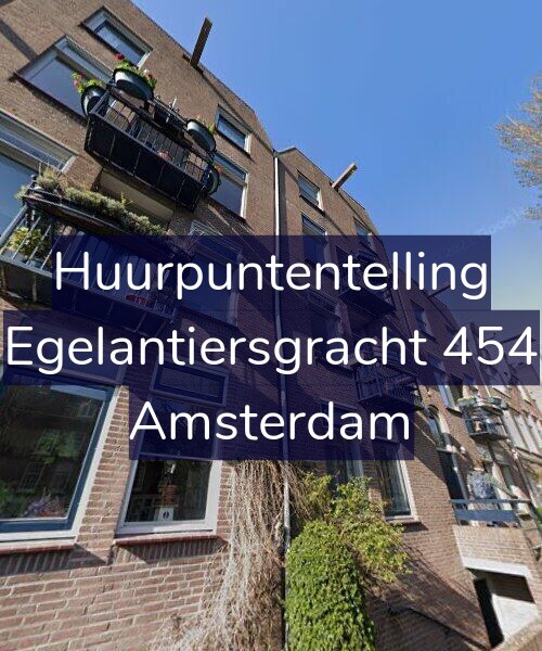 Foto gevel Huurpuntentelling voor Egelantiersgracht 454, Amsterdam