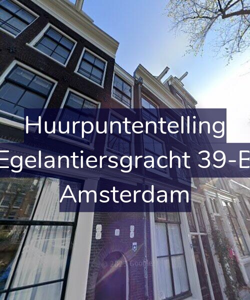 Foto gevel Huurpuntentelling voor Egelantiersgracht 39-B, Amsterdam