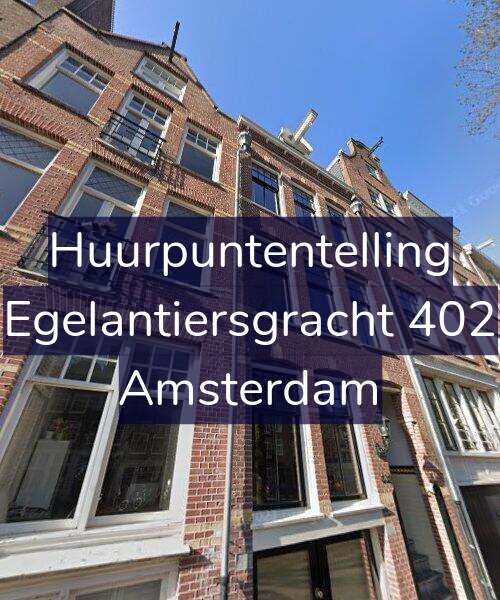 Foto gevel Huurpuntentelling voor Egelantiersgracht 402, Amsterdam