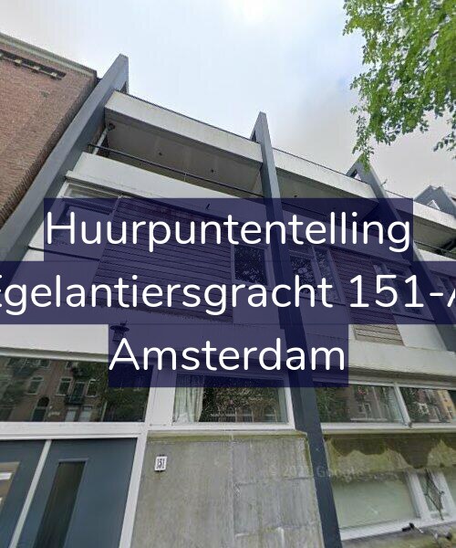 Foto gevel Huurpuntentelling voor Egelantiersgracht 151-A, Amsterdam