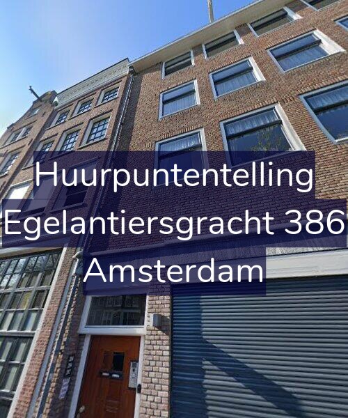 Foto gevel Huurpuntentelling voor Egelantiersgracht 386, Amsterdam