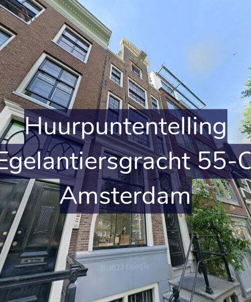 Foto gevel Huurpuntentelling voor Egelantiersgracht 55-O, Amsterdam