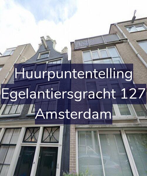 Foto gevel Huurpuntentelling voor Egelantiersgracht 127, Amsterdam