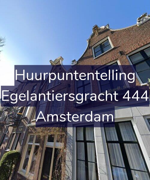 Foto gevel Huurpuntentelling voor Egelantiersgracht 444, Amsterdam