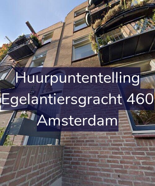 Foto gevel Huurpuntentelling voor Egelantiersgracht 460, Amsterdam