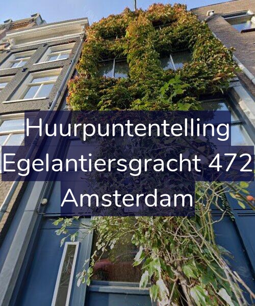 Foto gevel Huurpuntentelling voor Egelantiersgracht 472, Amsterdam