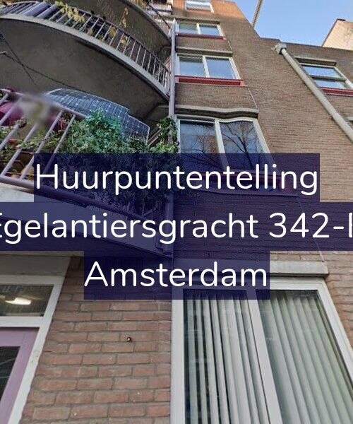 Foto gevel Huurpuntentelling voor Egelantiersgracht 342-B, Amsterdam