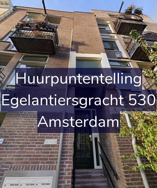 Foto gevel Huurpuntentelling voor Egelantiersgracht 530, Amsterdam