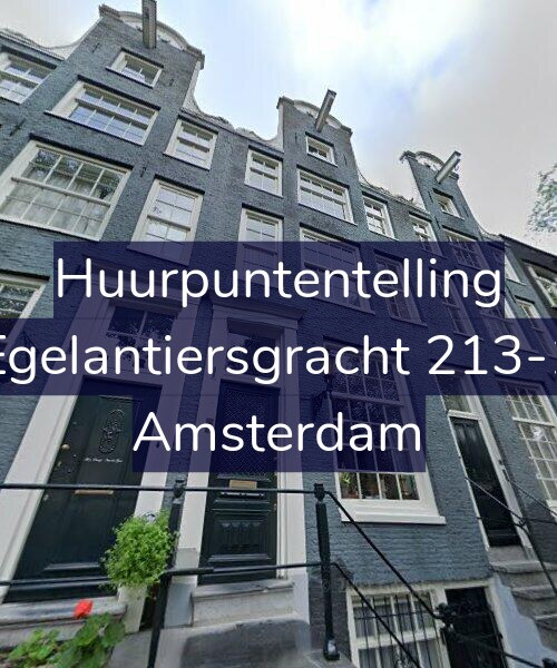 Foto gevel Huurpuntentelling voor Egelantiersgracht 213-1, Amsterdam