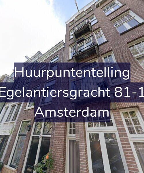 Foto gevel Huurpuntentelling voor Egelantiersgracht 81-1, Amsterdam