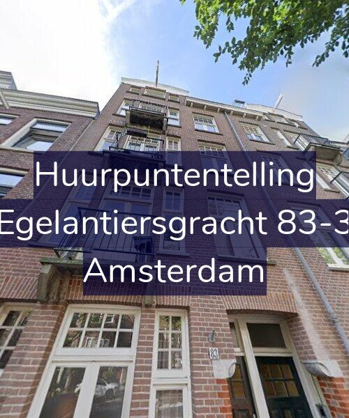 Foto gevel Huurpuntentelling voor Egelantiersgracht 83-3, Amsterdam