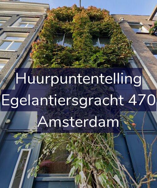 Foto gevel Huurpuntentelling voor Egelantiersgracht 470, Amsterdam