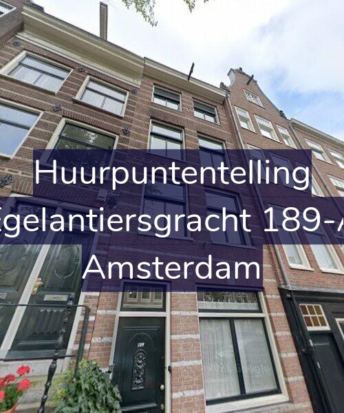 Foto gevel Huurpuntentelling voor Egelantiersgracht 189-A, Amsterdam