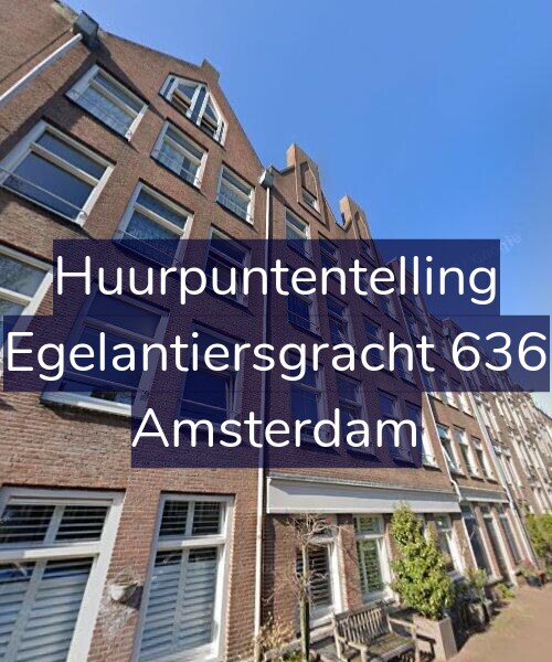 Foto gevel Huurpuntentelling voor Egelantiersgracht 636, Amsterdam