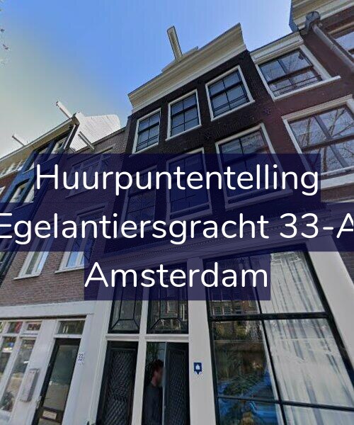 Foto gevel Huurpuntentelling voor Egelantiersgracht 33-A, Amsterdam