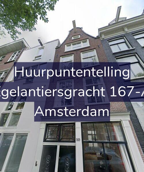 Foto gevel Huurpuntentelling voor Egelantiersgracht 167-A, Amsterdam