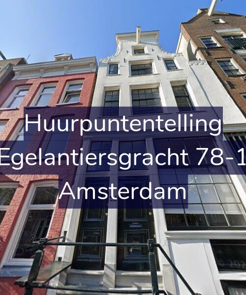 Foto gevel Huurpuntentelling voor Egelantiersgracht 78-1, Amsterdam