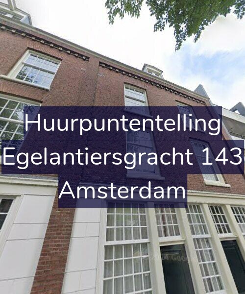 Foto gevel Huurpuntentelling voor Egelantiersgracht 143, Amsterdam