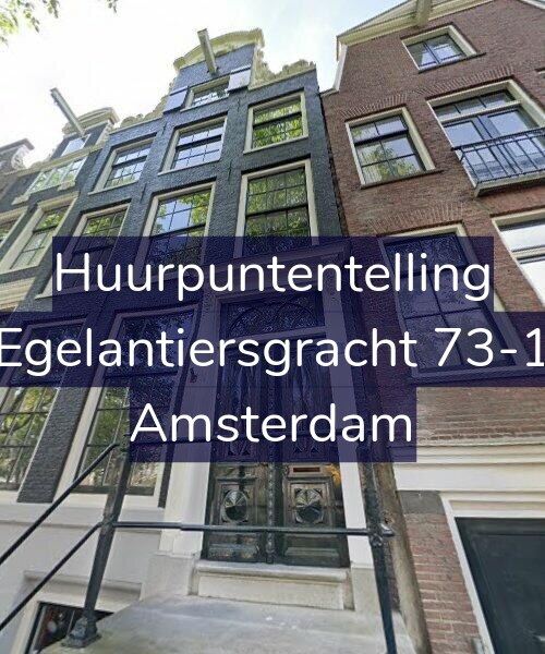 Foto gevel Huurpuntentelling voor Egelantiersgracht 73-1, Amsterdam