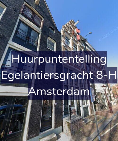 Foto gevel Huurpuntentelling voor Egelantiersgracht 8-H, Amsterdam