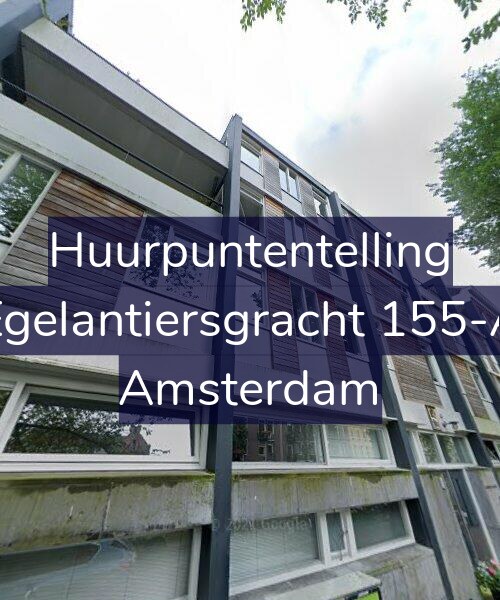 Foto gevel Huurpuntentelling voor Egelantiersgracht 155-A, Amsterdam
