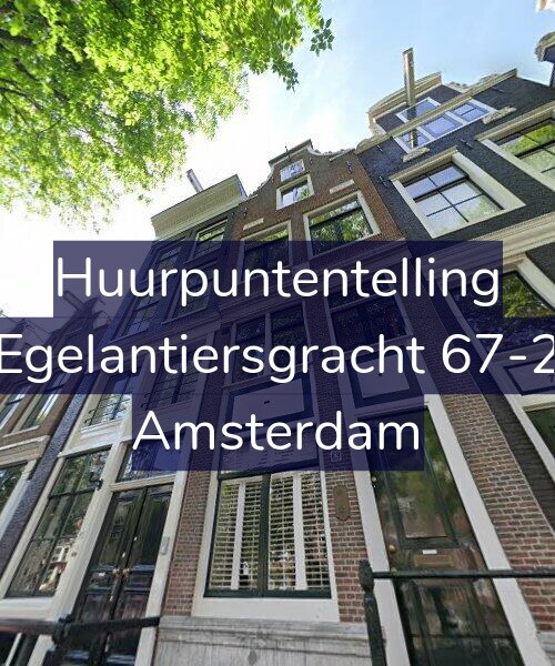 Foto gevel Huurpuntentelling voor Egelantiersgracht 67-2, Amsterdam