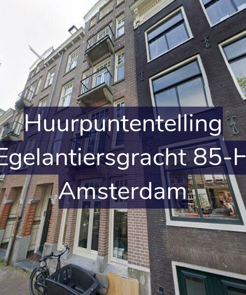 Foto gevel Huurpuntentelling voor Egelantiersgracht 85-H, Amsterdam
