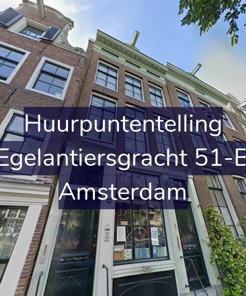 Foto gevel Huurpuntentelling voor Egelantiersgracht 51-B, Amsterdam