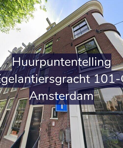 Foto gevel Huurpuntentelling voor Egelantiersgracht 101-C, Amsterdam