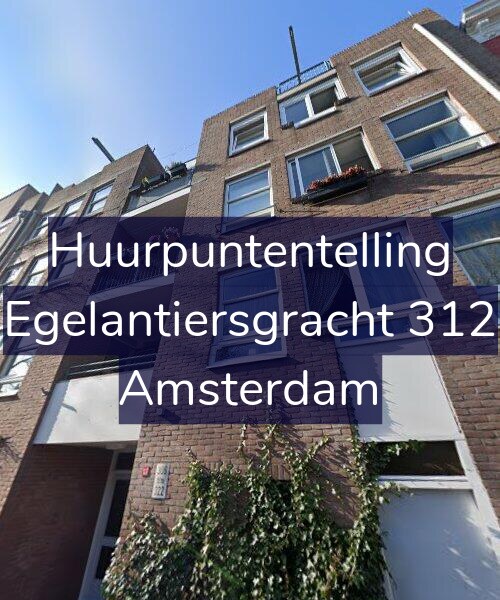 Foto gevel Huurpuntentelling voor Egelantiersgracht 312, Amsterdam