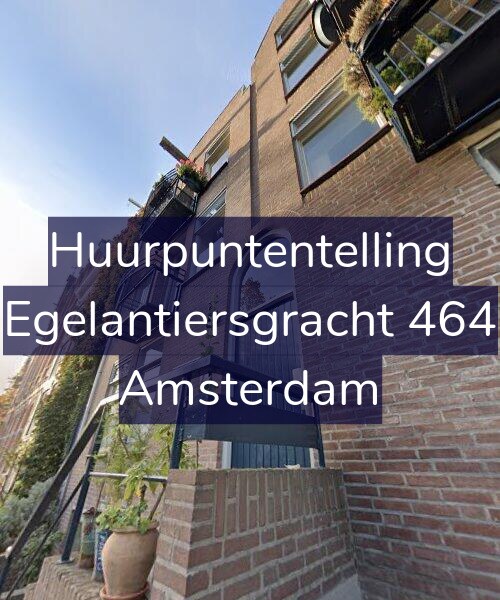 Foto gevel Huurpuntentelling voor Egelantiersgracht 464, Amsterdam