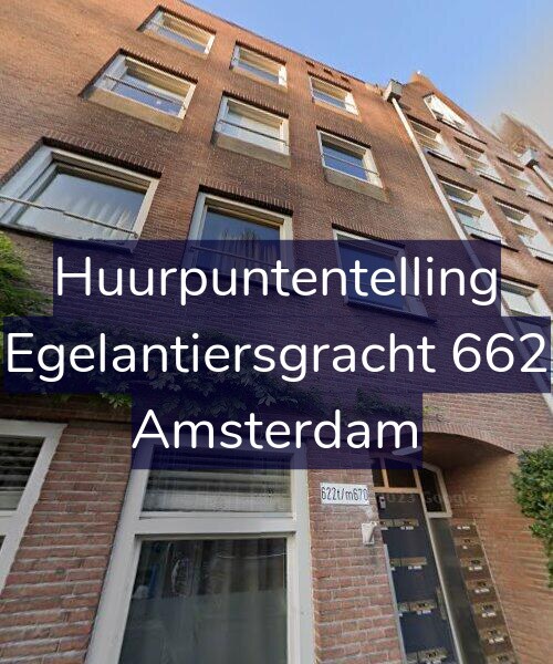 Foto gevel Huurpuntentelling voor Egelantiersgracht 662, Amsterdam