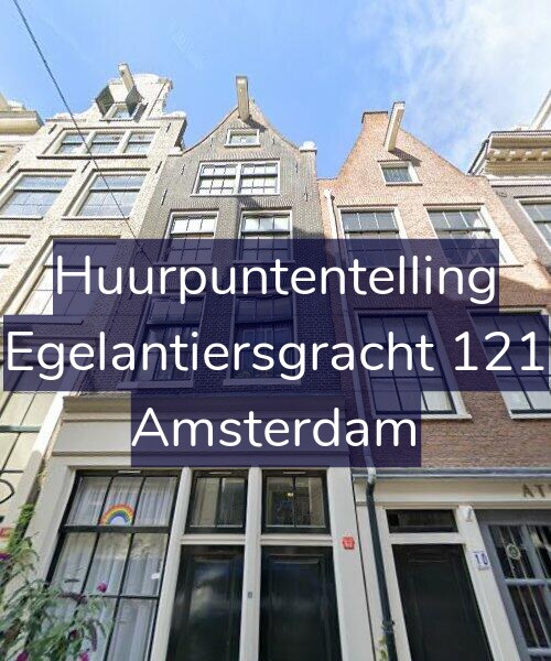 Foto gevel Huurpuntentelling voor Egelantiersgracht 121, Amsterdam