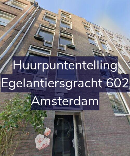 Foto gevel Huurpuntentelling voor Egelantiersgracht 602, Amsterdam