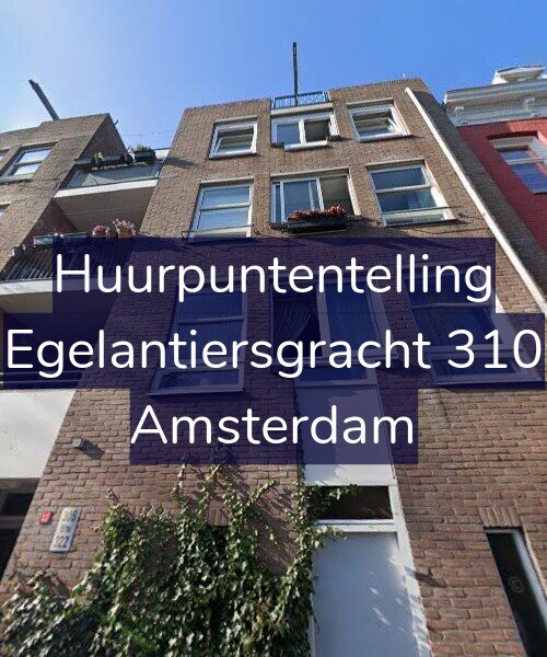 Foto gevel Huurpuntentelling voor Egelantiersgracht 310, Amsterdam
