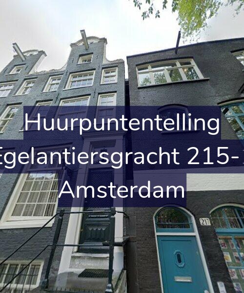 Foto gevel Huurpuntentelling voor Egelantiersgracht 215-1, Amsterdam