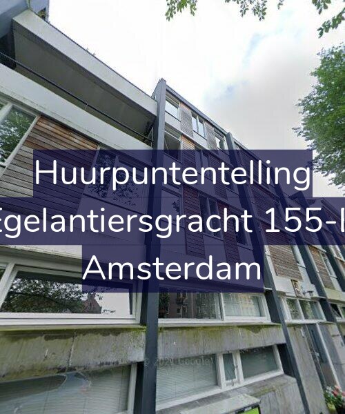 Foto gevel Huurpuntentelling voor Egelantiersgracht 155-B, Amsterdam