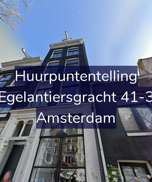 Foto gevel Huurpuntentelling voor Egelantiersgracht 41-3, Amsterdam