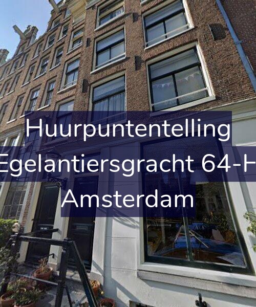 Foto gevel Huurpuntentelling voor Egelantiersgracht 64-H, Amsterdam