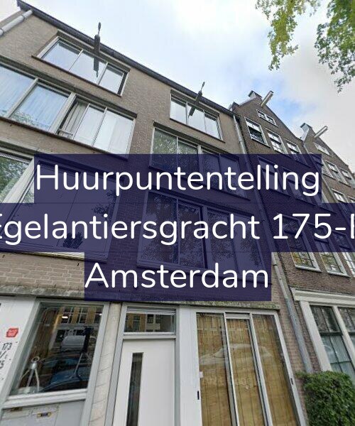 Foto gevel Huurpuntentelling voor Egelantiersgracht 175-B, Amsterdam