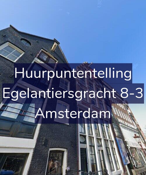 Foto gevel Huurpuntentelling voor Egelantiersgracht 8-3, Amsterdam